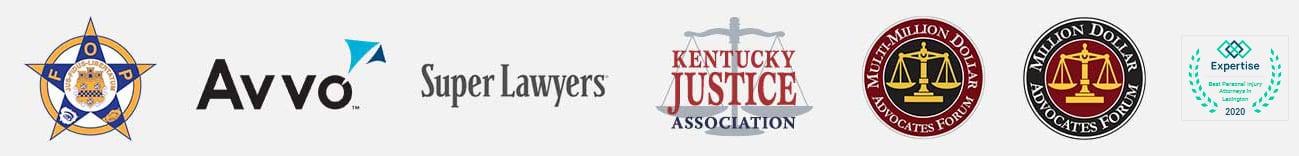 FOP | Avvo | Super Lawyers | Kentucky Justice Association | Multi-Million Dollar Advocates Forum | Million Dollar Advocates Forum | Expertise Best Personal Injury Attorneys in Lexington 2020